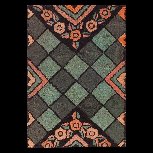 American Hooked Rug #6540